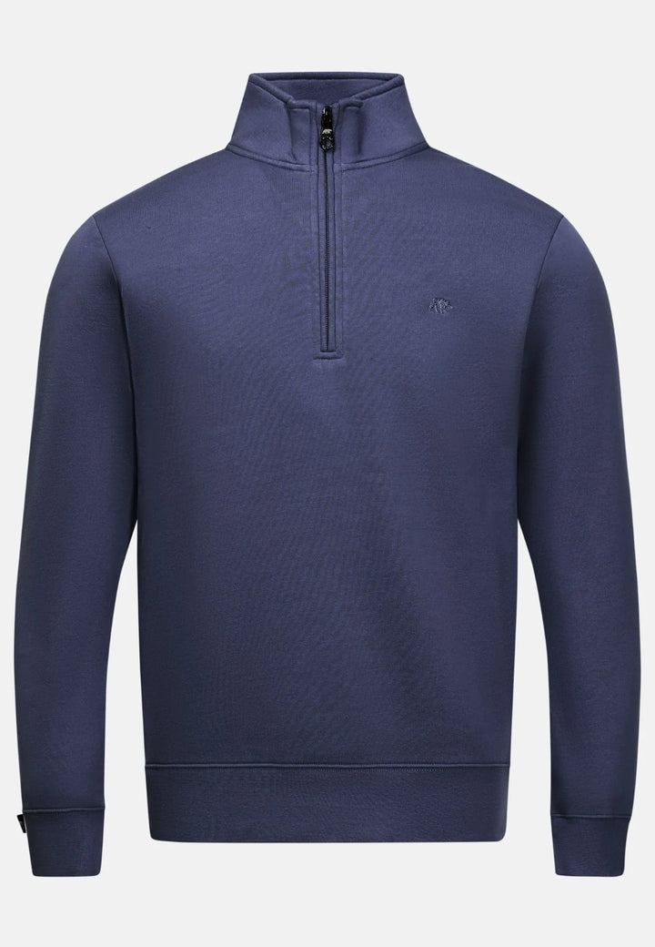 Rivet & Denim Flux 1/4 Zip Sweatshirt Navy