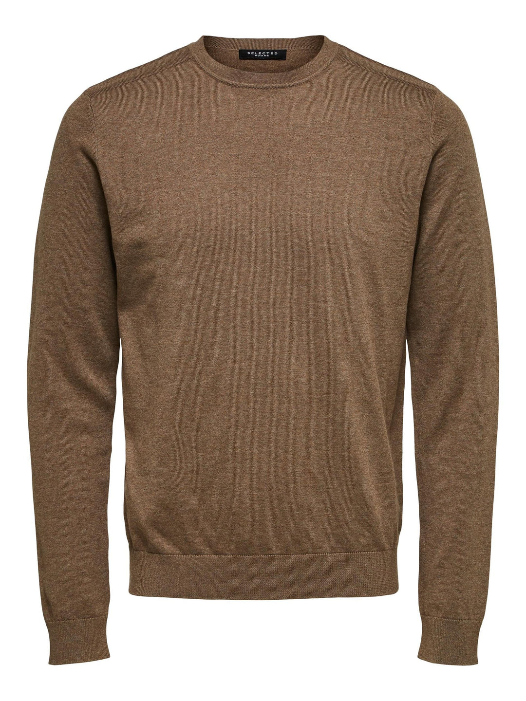 Selected Homme Berg Crew Neck Teak/Melange