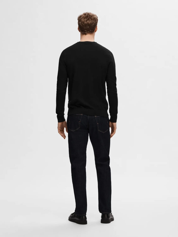 Selected Homme Berg Crew Neck Black