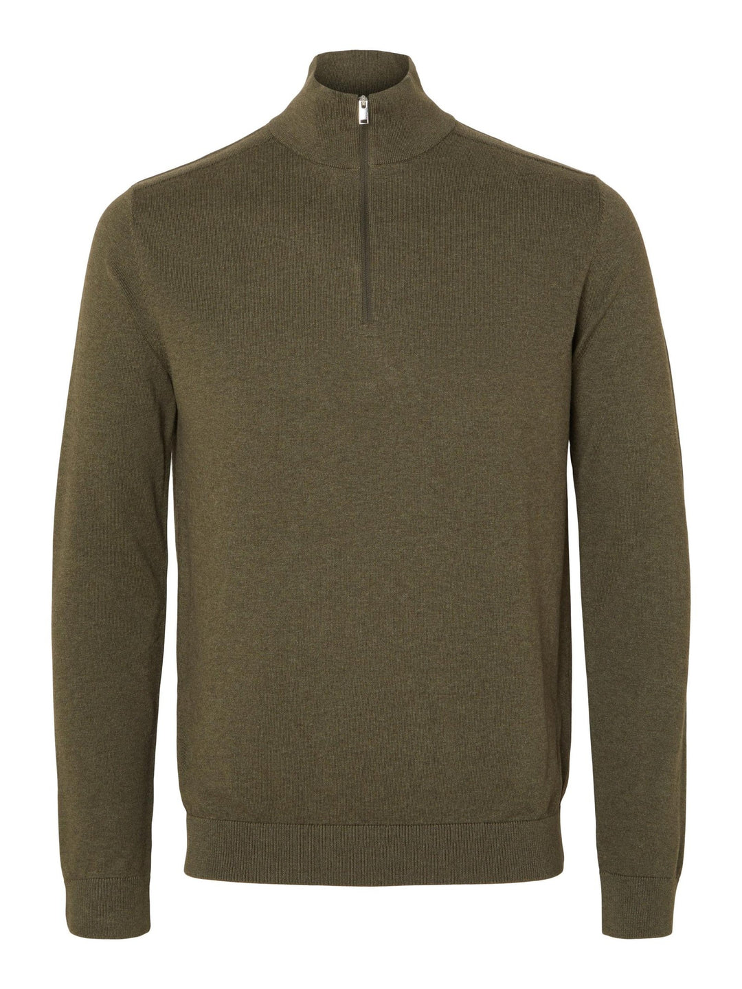 Selected Homme Berg 1/2 Zip Ivy Green