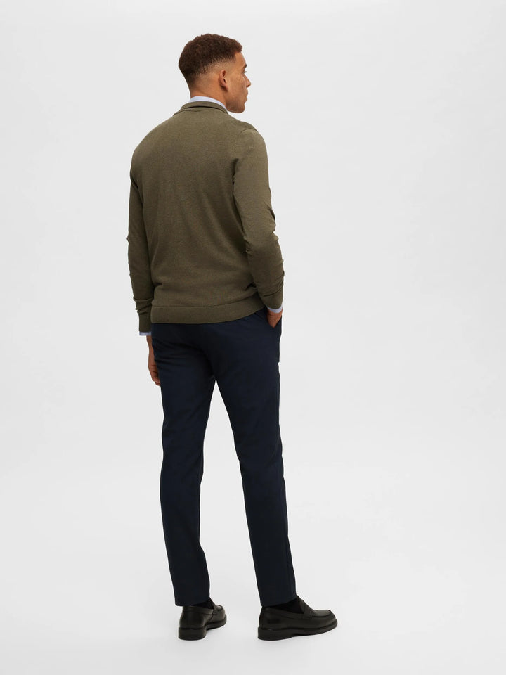 Selected Homme Berg 1/2 Zip Ivy Green