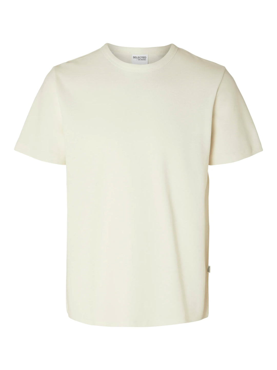 Selected Homme Pique Tee Egret