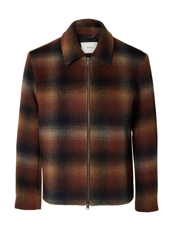 Selected Homme Laughlin Wool Blend Jacket Monks