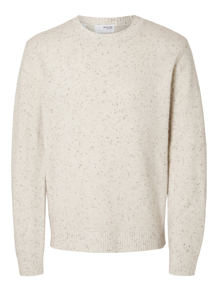 Selected Crew Neck Knit Tofu