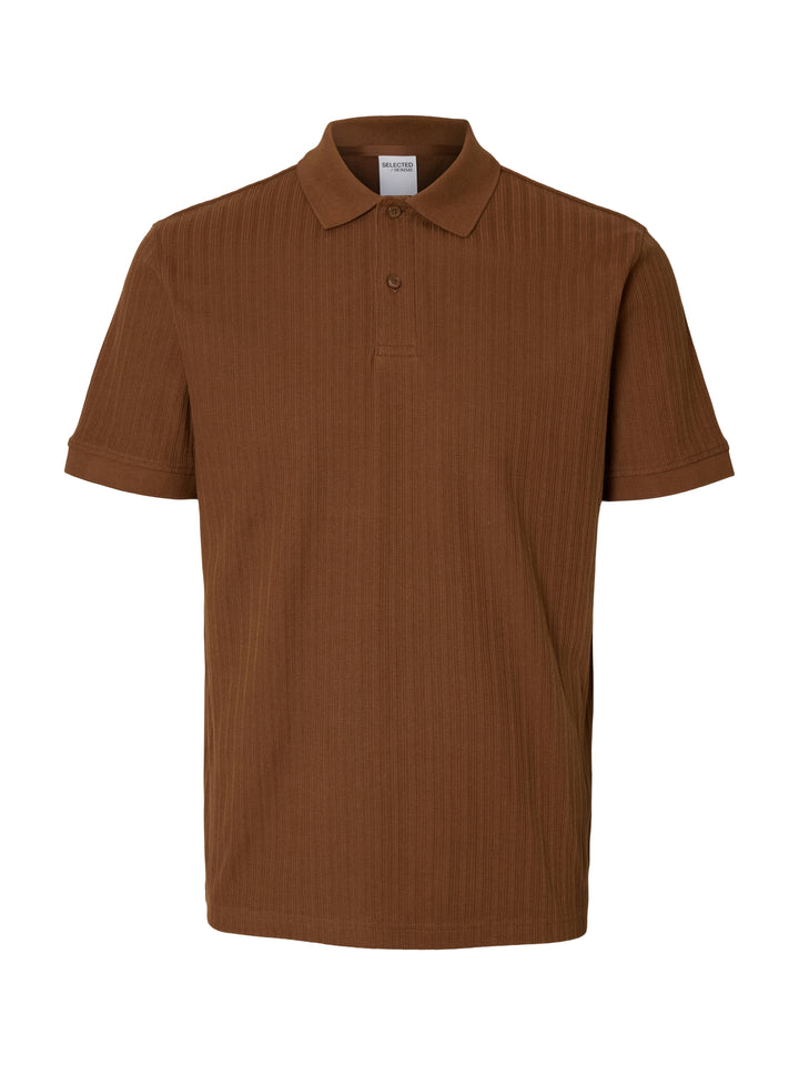Selected Homme Cotton Polo Soft Silt