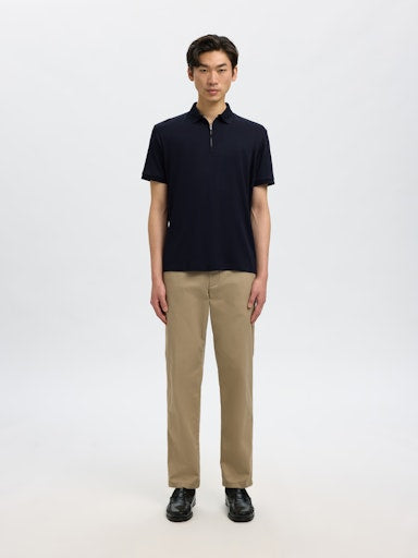 Selected Zip Polo Sky Captain
