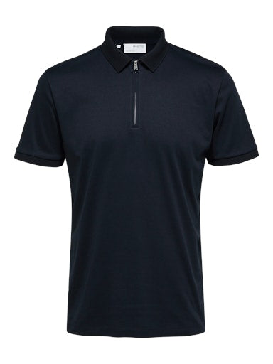 Selected Zip Polo Sky Captain