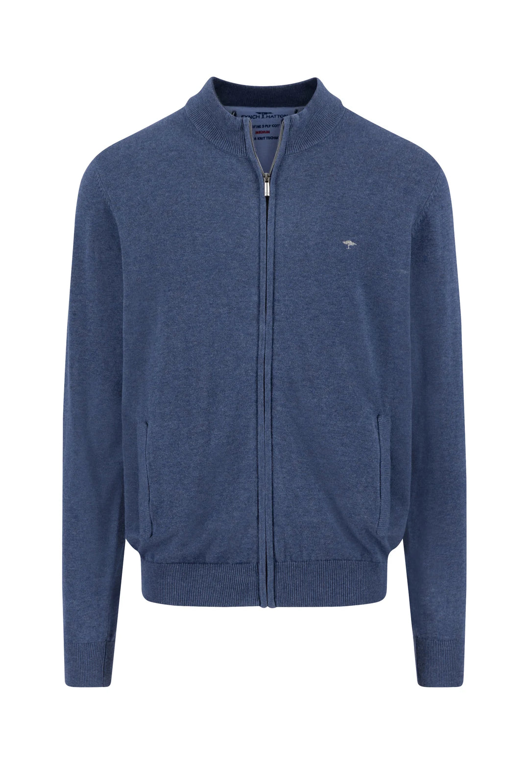 Fynch Hatton Parting jacket made of cotton with a stand -up collar Night