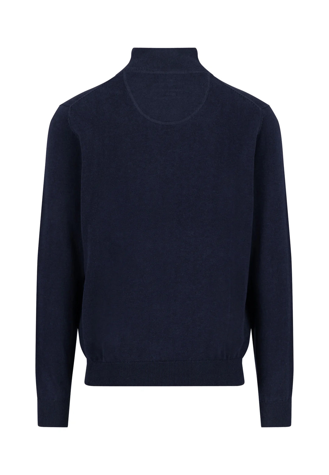 Fynch Hatton Cotton Troyer with Zip Navy