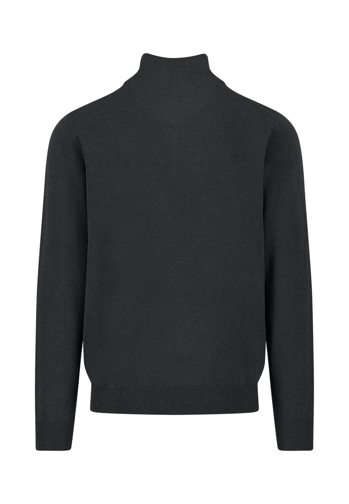 Fynch Hatton Cotton Troyer with Zip Black