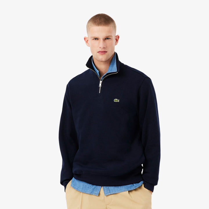 Lacoste 1/4 Zip Sweatshirt Navy