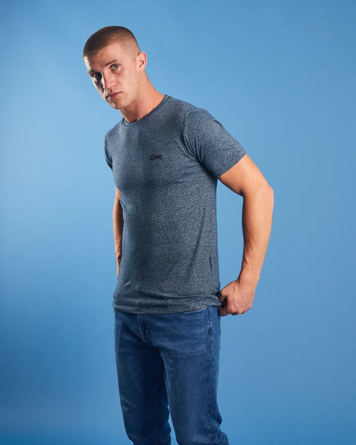 Diesel Basic Sky O Neck Tee Indigo Navy
