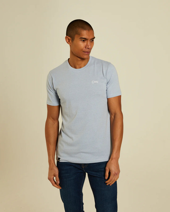Diesel Sky O Neck Tee Bouy Blue