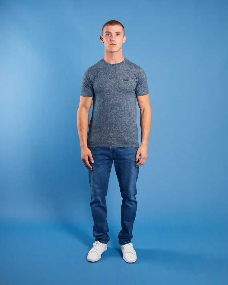 Diesel Basic Sky O Neck Tee Indigo Navy