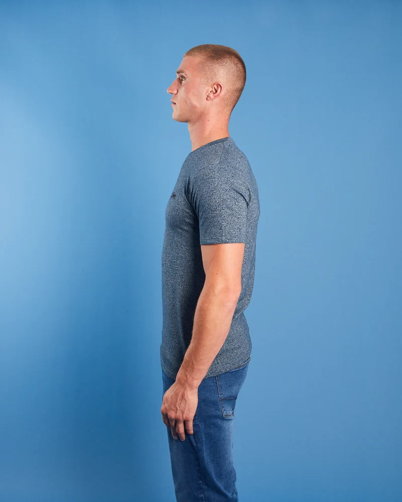 Diesel Basic Sky O Neck Tee Indigo Navy