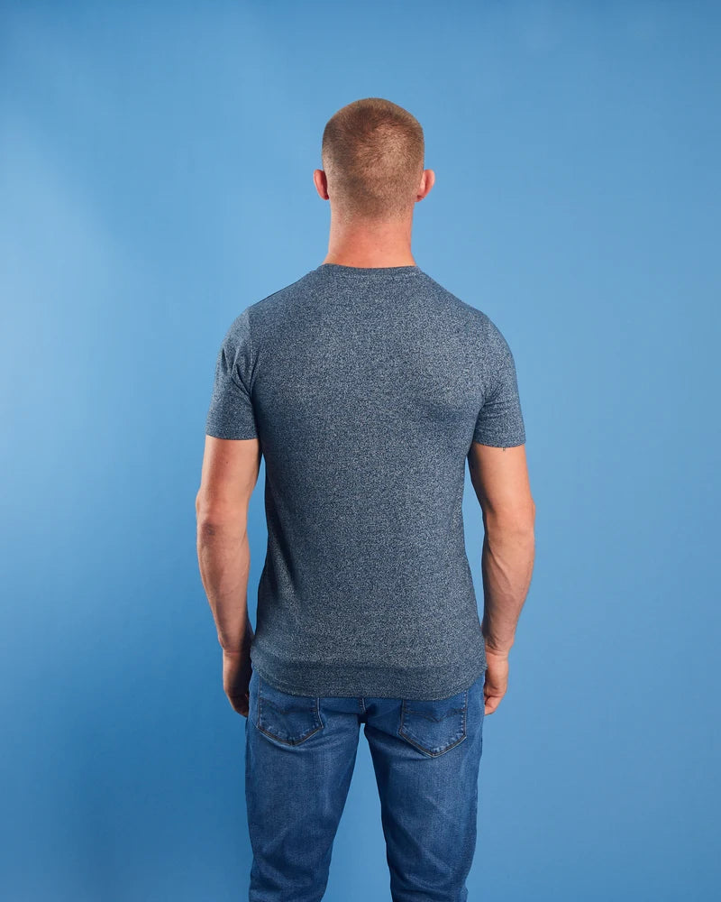 Diesel Basic Sky O Neck Tee Indigo Navy