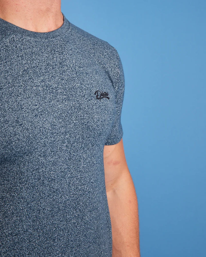 Diesel Basic Sky O Neck Tee Indigo Navy