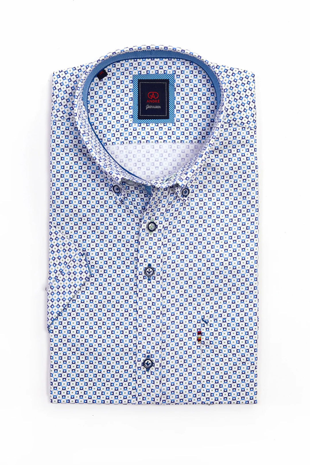 Andre Riga Short Sleeve Shirt Sage