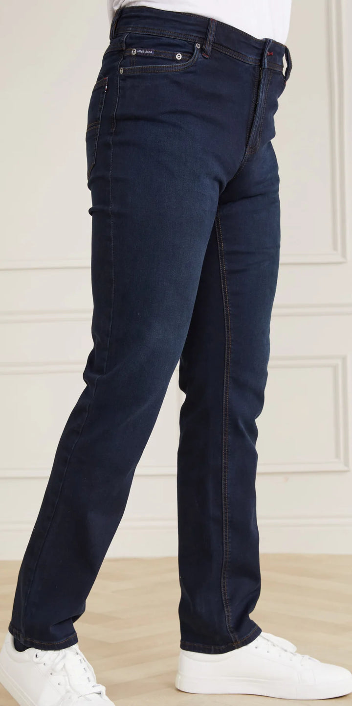 Andre Sanchez Jeans Worn Look Blue-Black