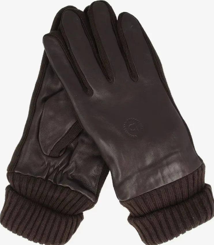 Bugatti Leather Gloves Brown
