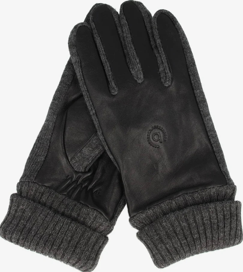 Bugatti Leather Gloves Black 21157 05