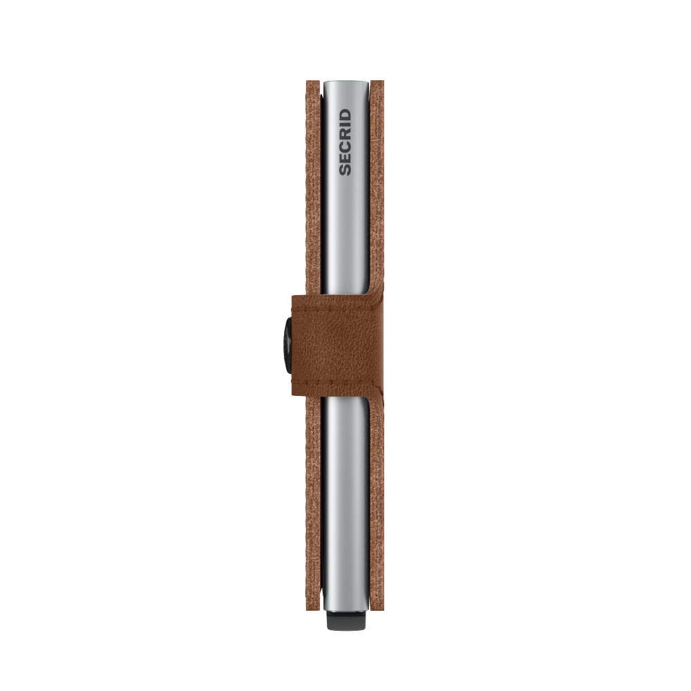 Secrid Miniwallet Vintage Cognac Silver