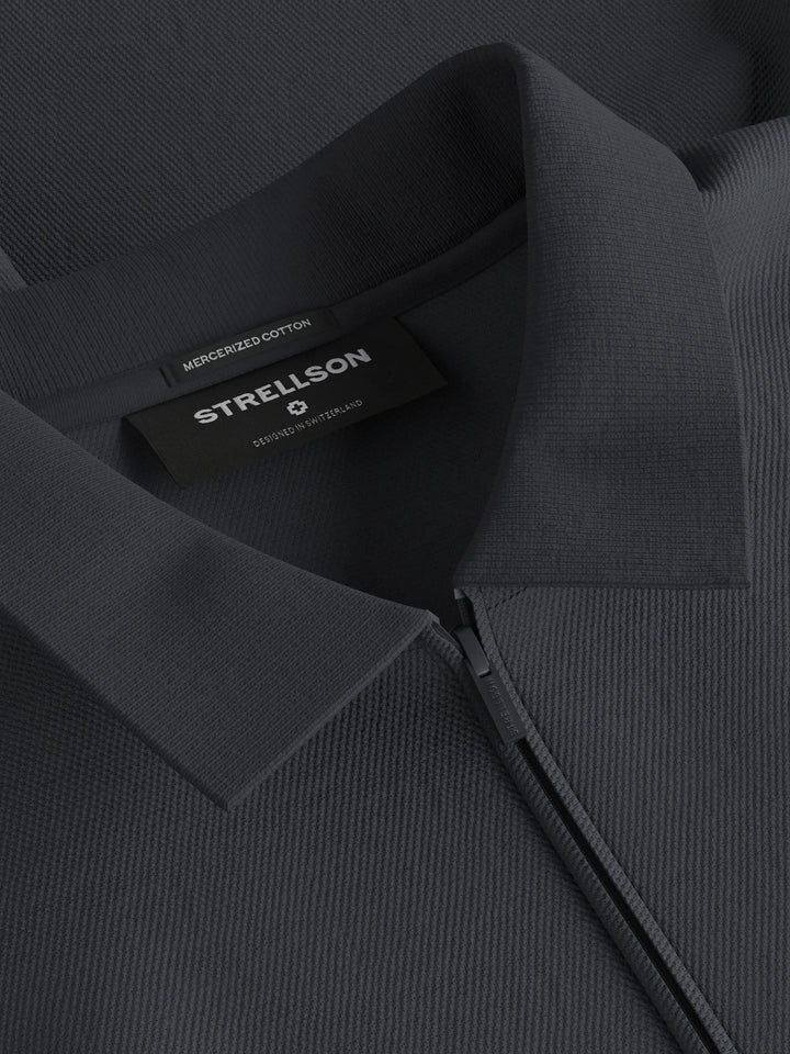 Strellson Piro Zip Polo Dark Blue