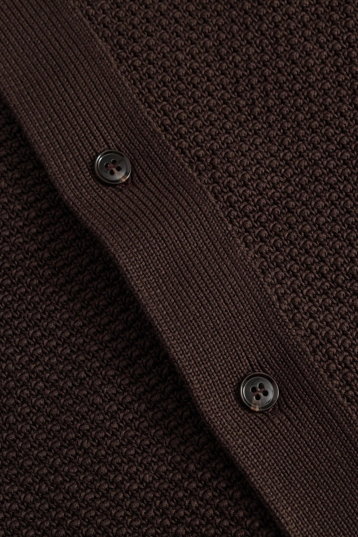 Strellson Adrian Cardigan Dark Brown