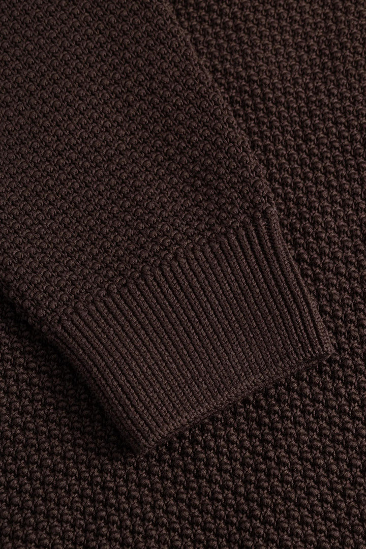 Strellson Adrian Cardigan Dark Brown