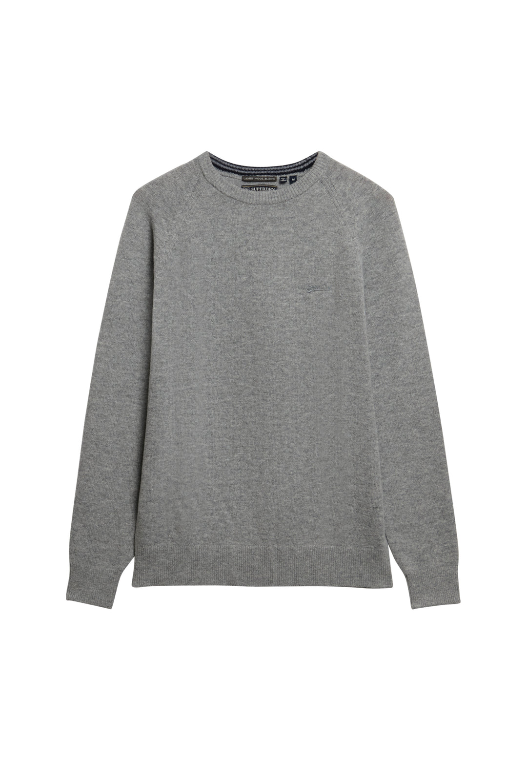 Superdry Wool Blend Jumper  Light Grey Marl