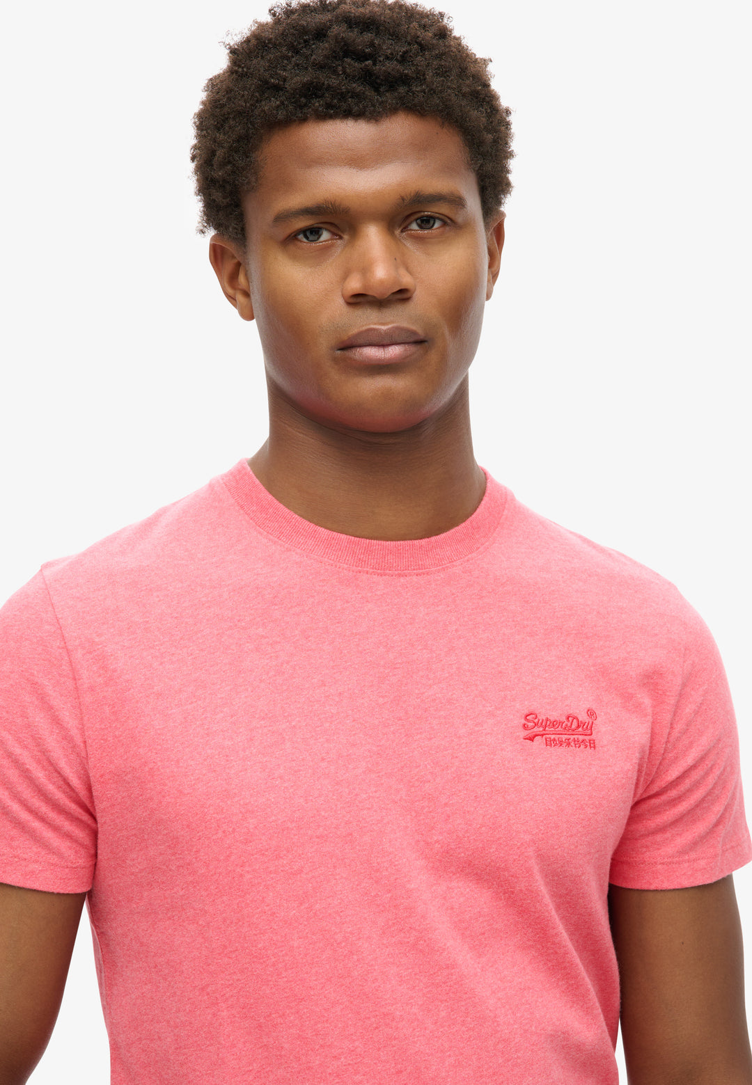 Superdry Essential Logo Tee Punch Pink