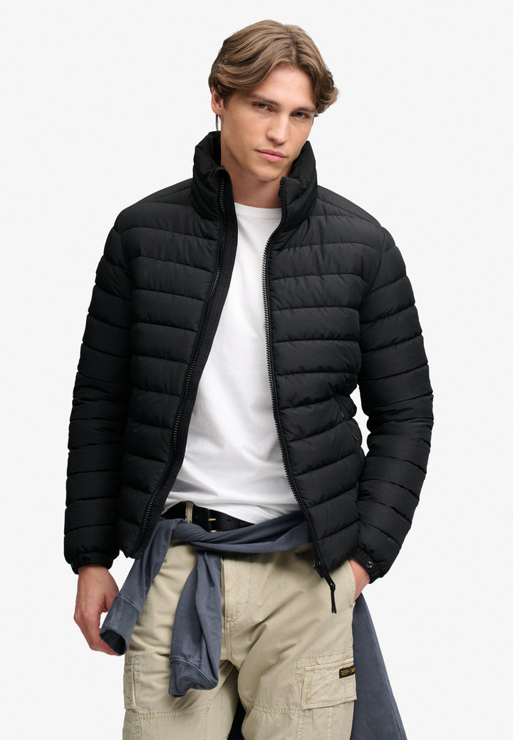 Superdry Fuji Midweight Padded Jacket Jet Black