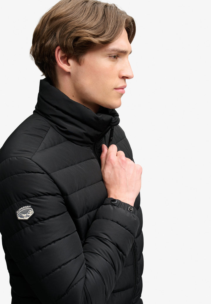 Superdry Fuji Midweight Padded Jacket Jet Black