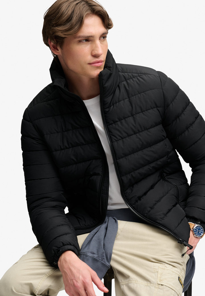 Superdry Fuji Midweight Padded Jacket Jet Black
