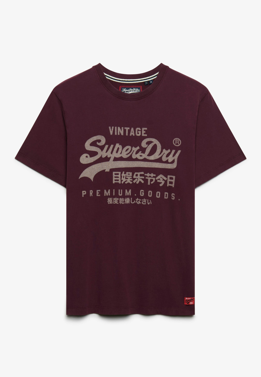Superdry Vintage Logo Classic T-Shirt  Port Red