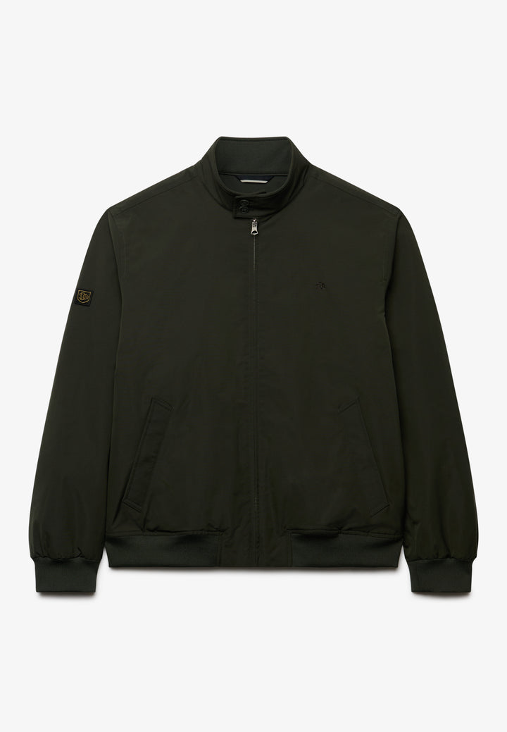 Superdry Campus Padded Harrington Jacket  Olive Green