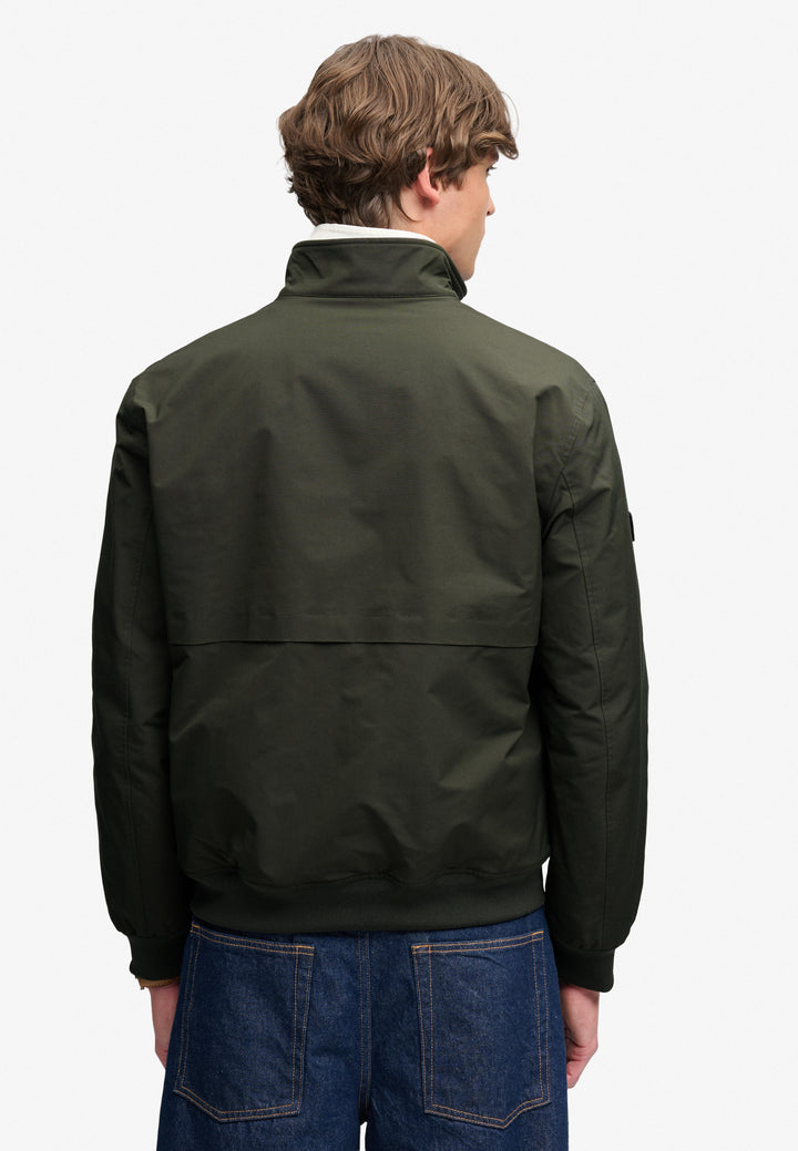 Superdry Campus Padded Harrington Jacket  Olive Green