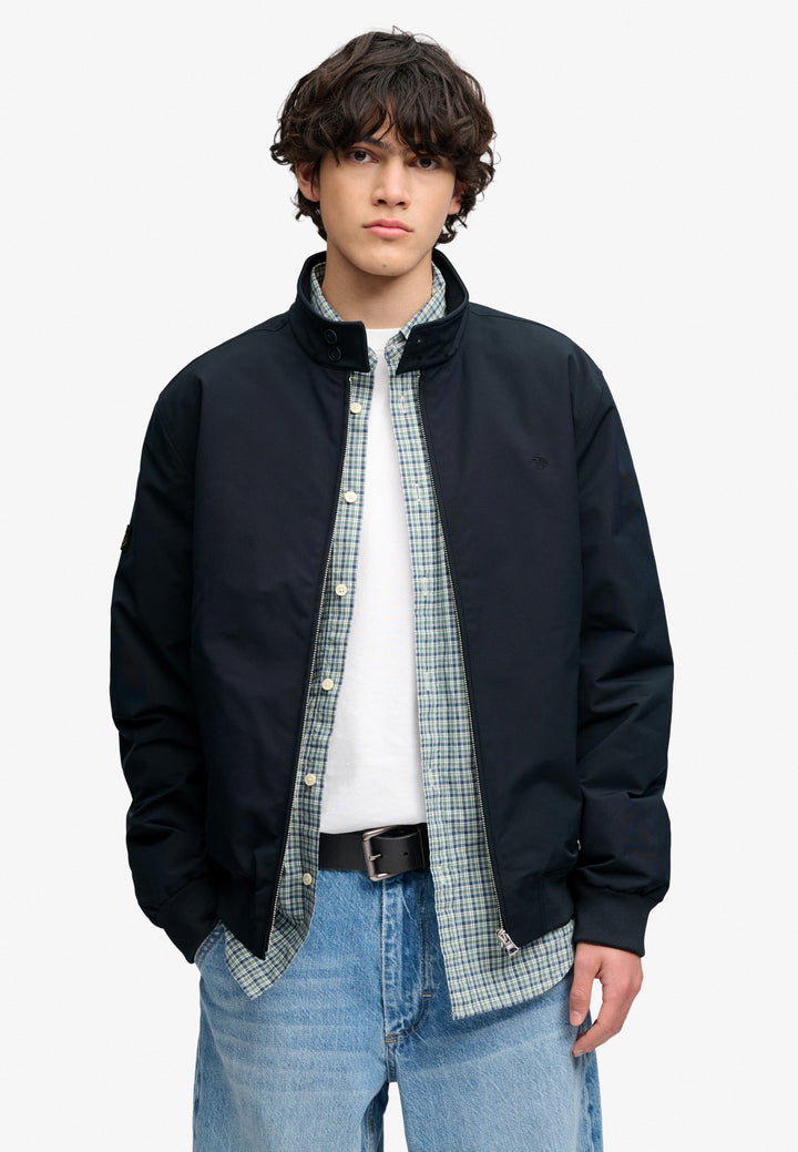 Superdry Campus Padded Harrington Jacket Eclipse Navy