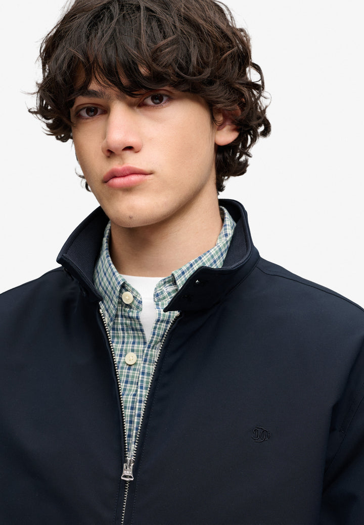 Superdry Campus Padded Harrington Jacket Eclipse Navy