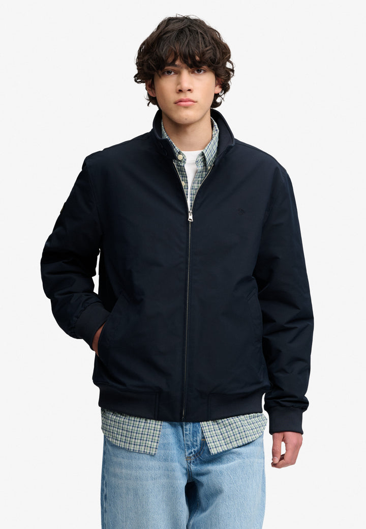 Superdry Campus Padded Harrington Jacket Eclipse Navy