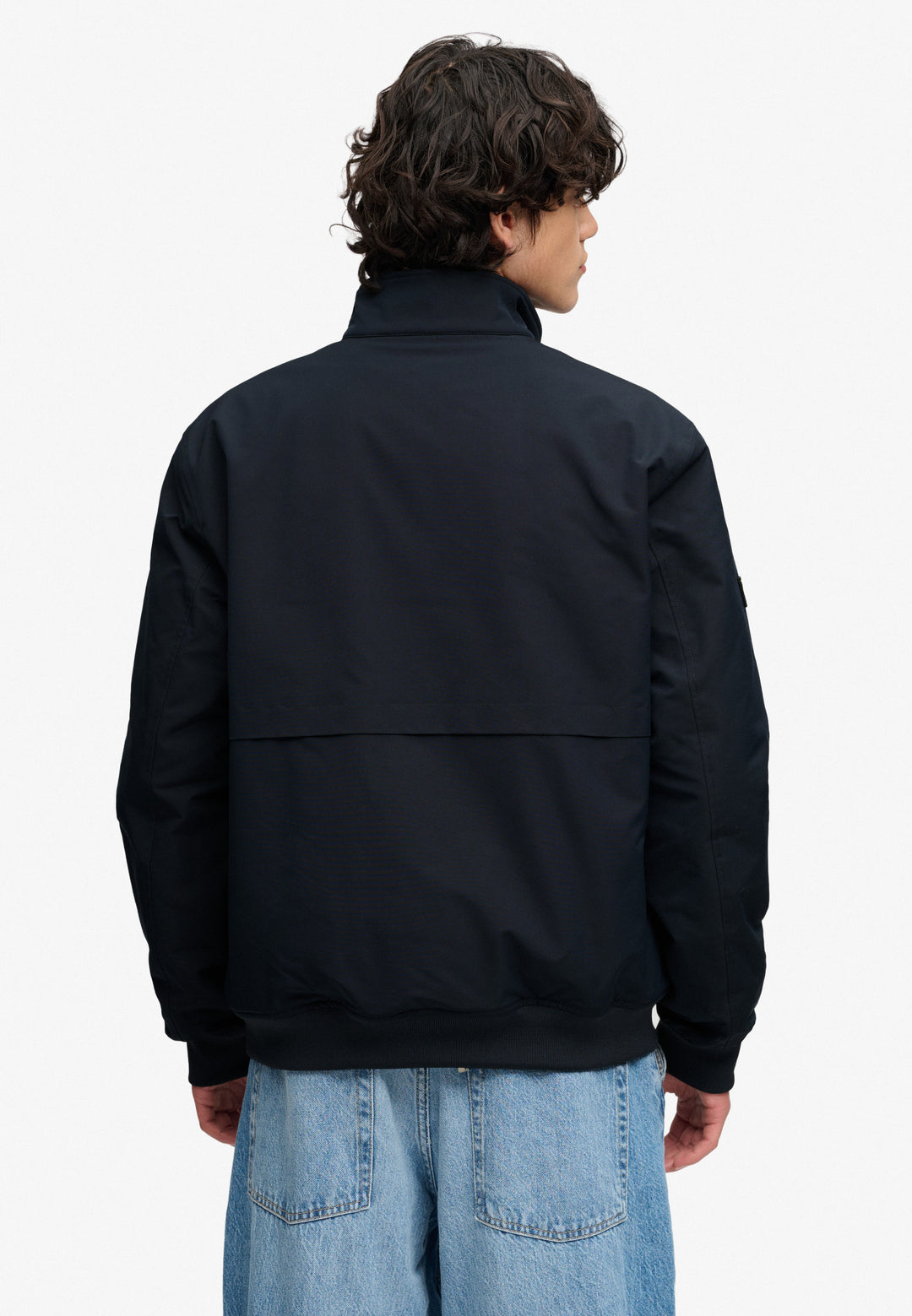 Superdry Campus Padded Harrington Jacket Eclipse Navy