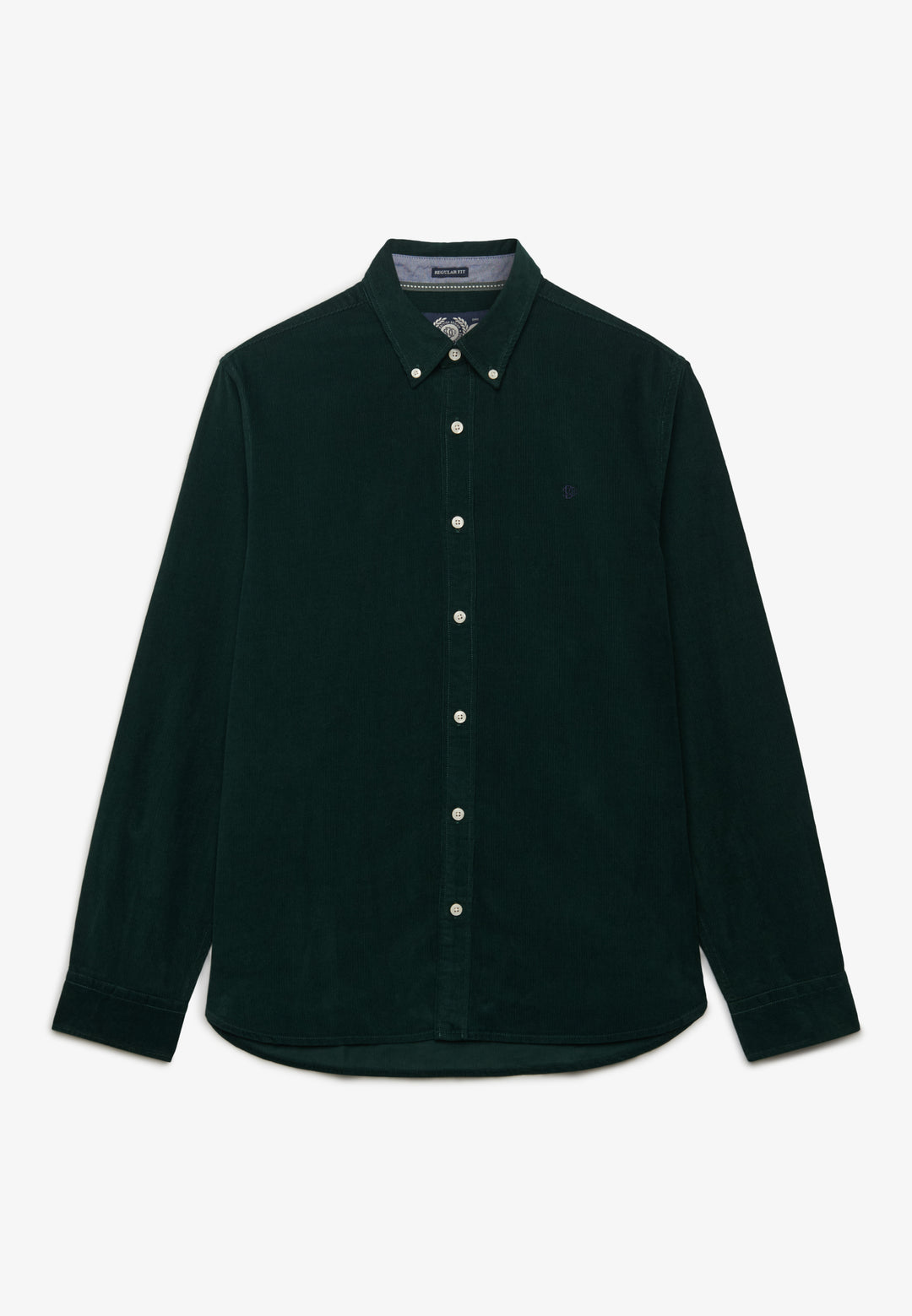 Superdry Classic Needle Cord Shirt Eagle Green