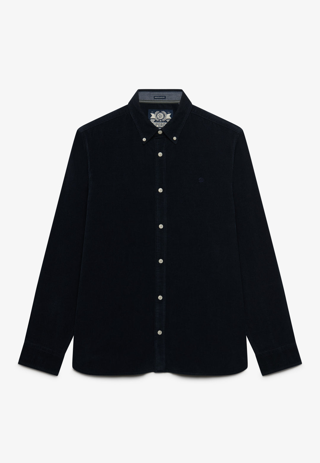 Superdry Classic Needle Cord Shirt Rich Navy