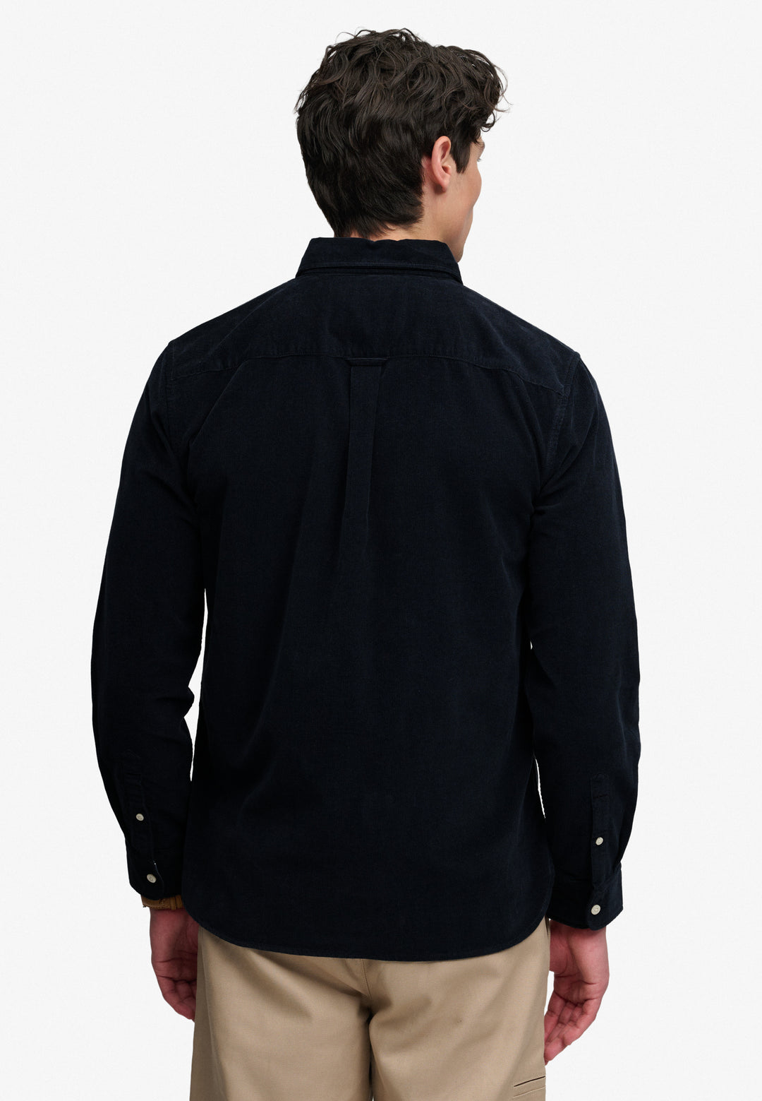 Superdry Classic Needle Cord Shirt Rich Navy