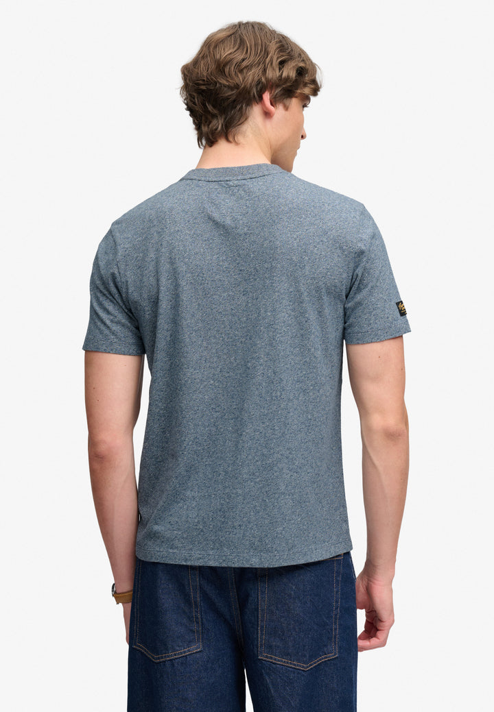 Superdry Vintage Logo Heritage Relaxed T-Shirt Denim Blue Marl