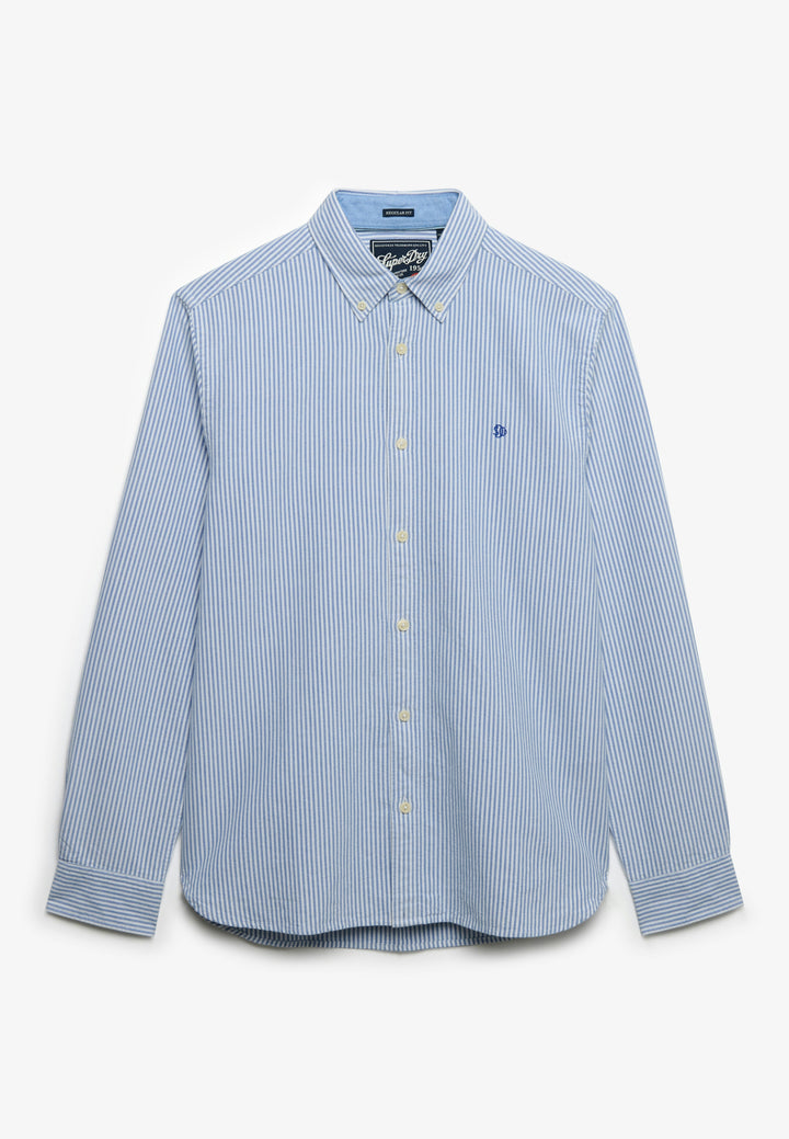 Superdry Preppy Oxford Shirt Azure Blue