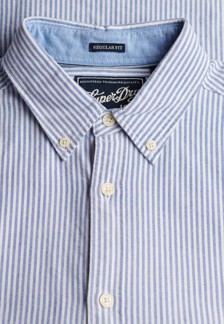 Superdry Preppy Oxford Shirt Azure Blue
