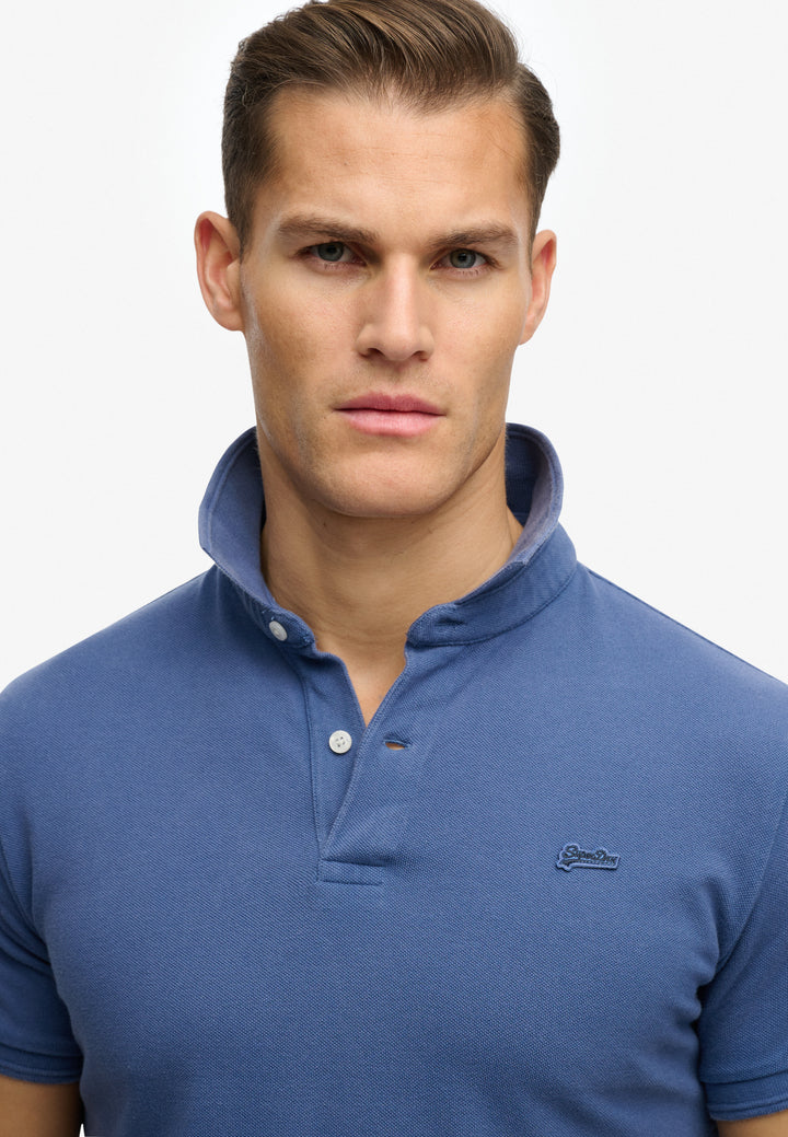Superdry Classic Pique Polo Bay Blue