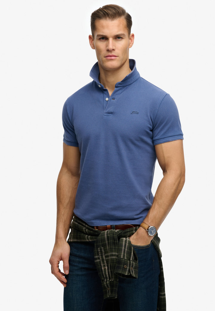 Superdry Classic Pique Polo Bay Blue