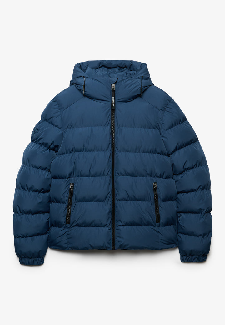 Superdry  Hooded Sports Puffer Jacket  Altitude Blue